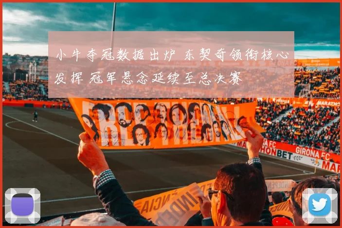 小牛夺冠数据出炉 东契奇领衔核心发挥 冠军悬念延续至总决赛