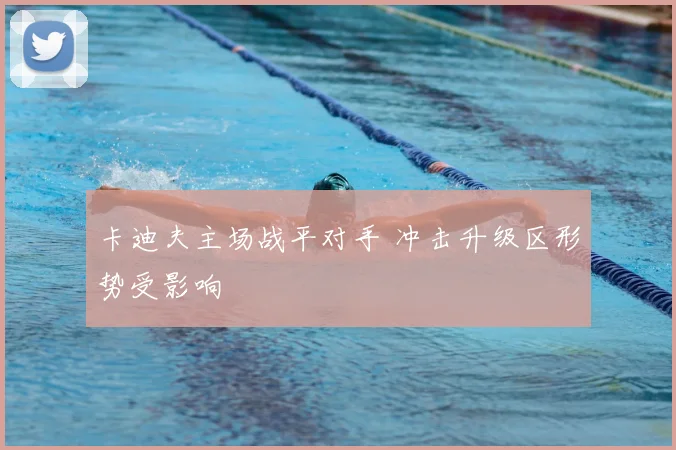 卡迪夫主场战平对手 冲击升级区形势受影响